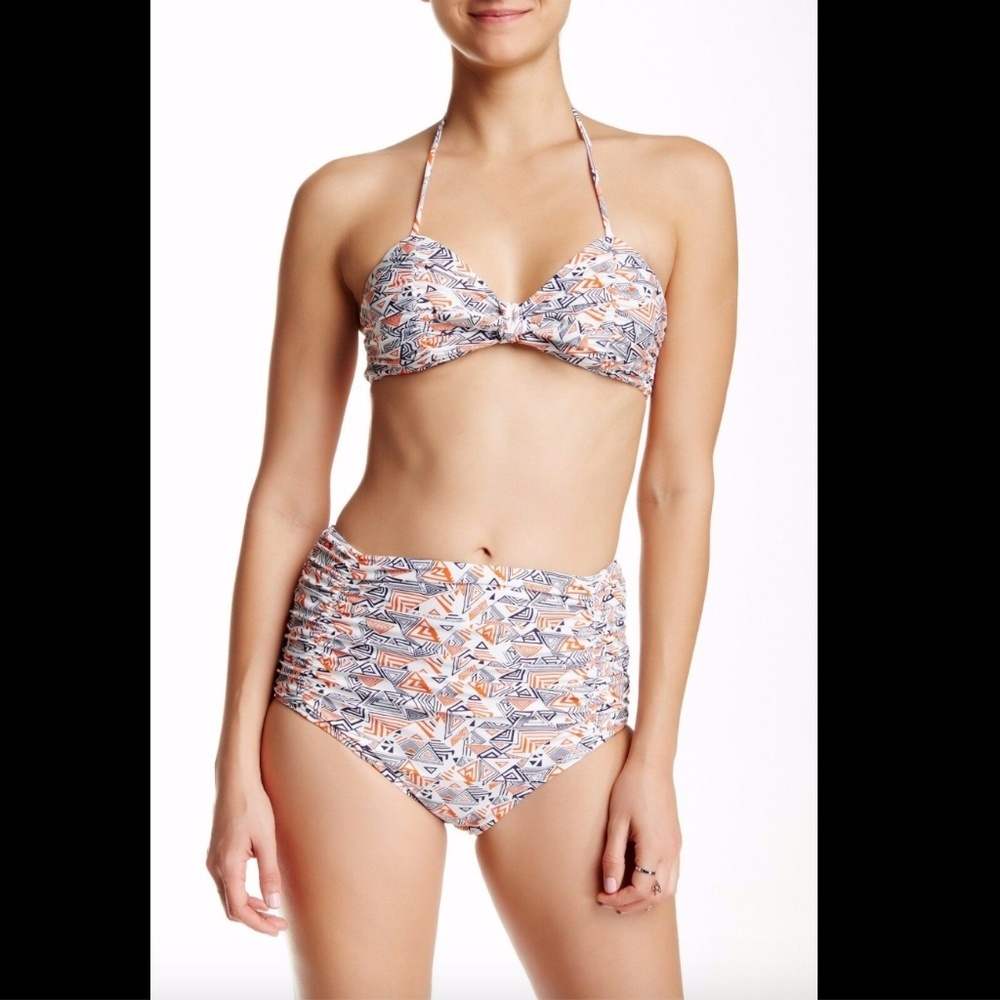 NWT $194 Rachel Pally Seychelles‎ Print Bikini Top & Bottom Set [ SZ XS ]
